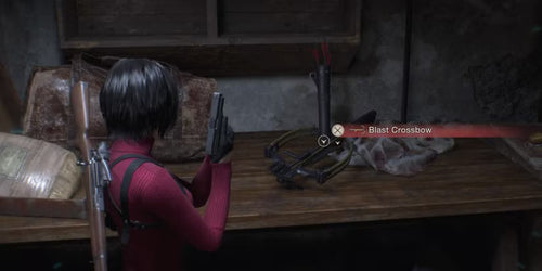 Ada Wong weapons evolution Resident Evil Browning Hi-Power Blacktail crossbow grapple gun