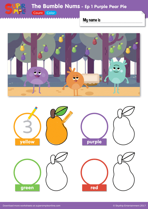 toddlers sensory play learning inspired by Bumble Nums show