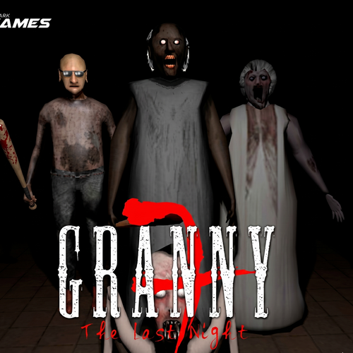 Dark abandoned house interior representing Granny DVloper mobile horror game atmosphere