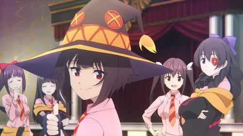 Megumin chantless Explosion magic KonoSuba Season 3 anime breakdown