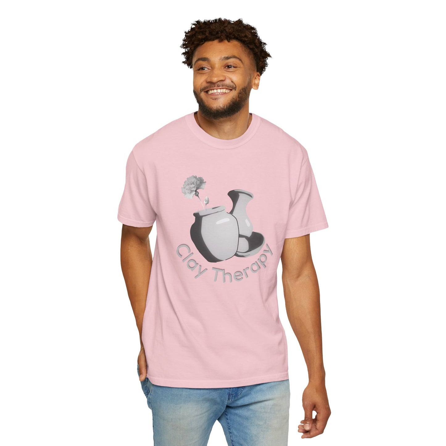 Clay Therapy Unisex Tee — Pottery Lover Shirt | Ceramic Artist Gift | Comfort Colors Garment Dyed Tee