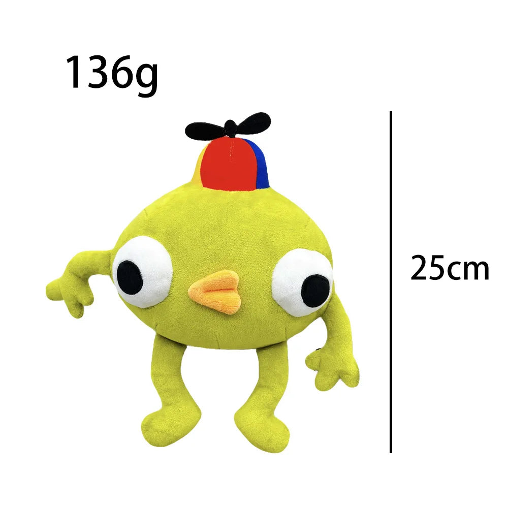 Bing Bong plush toy held in hand showing size scale reference