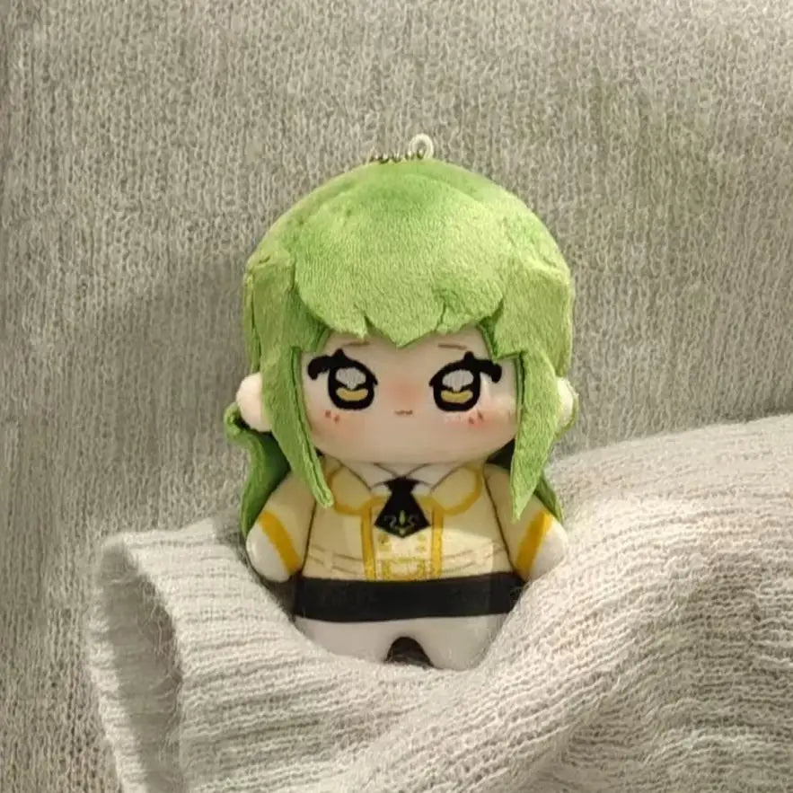CC C2 plush compared to coin for scale 10cm size reference