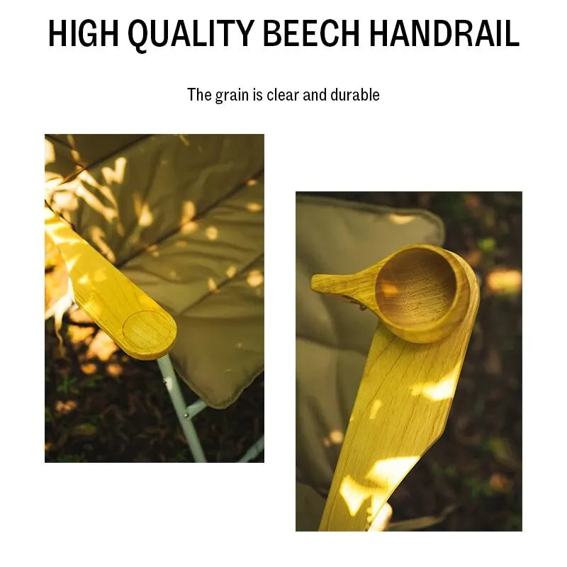 Foldable leisure chair for outdoor adventures