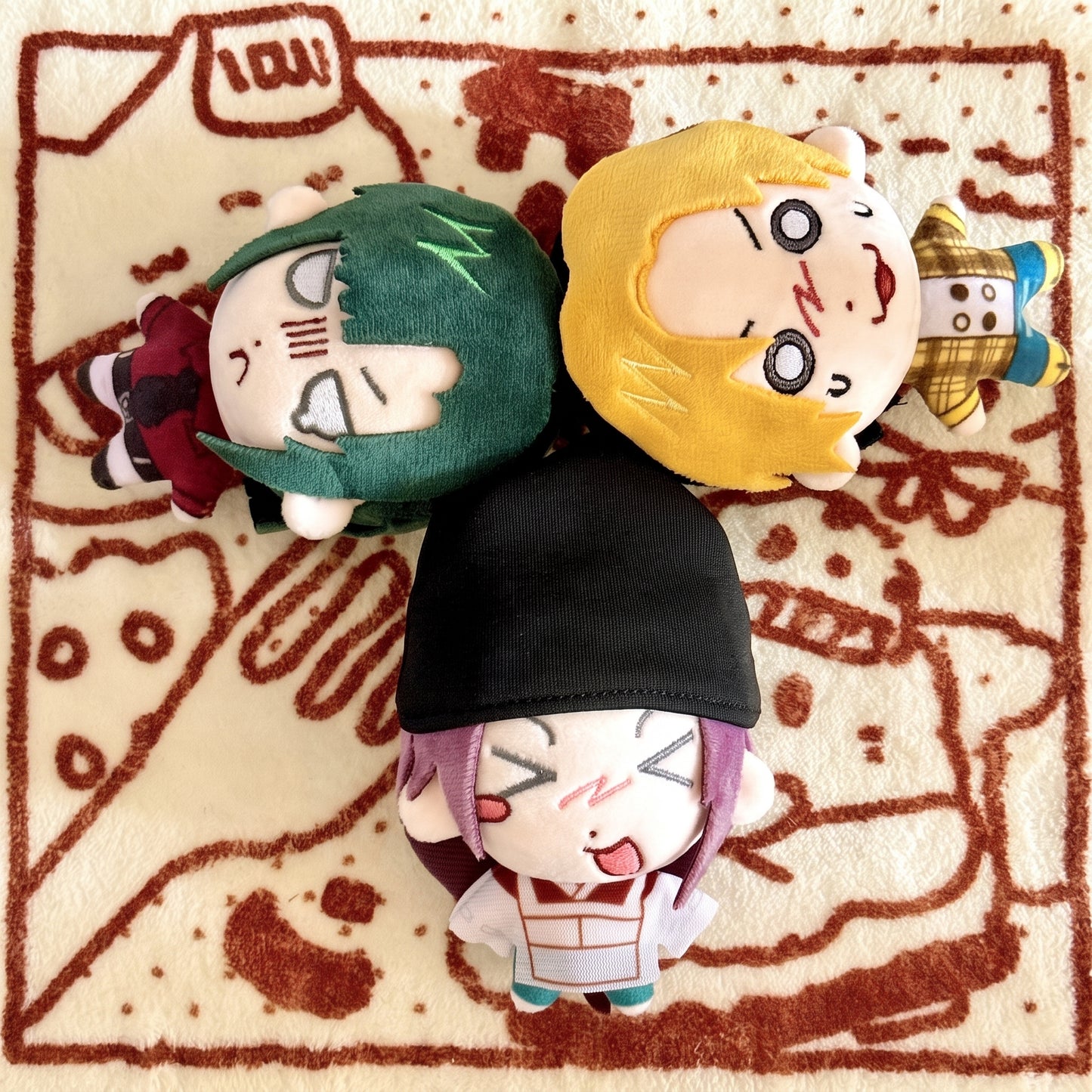 Handmade anime plush Hikaru no Go cotton stuffed toy set