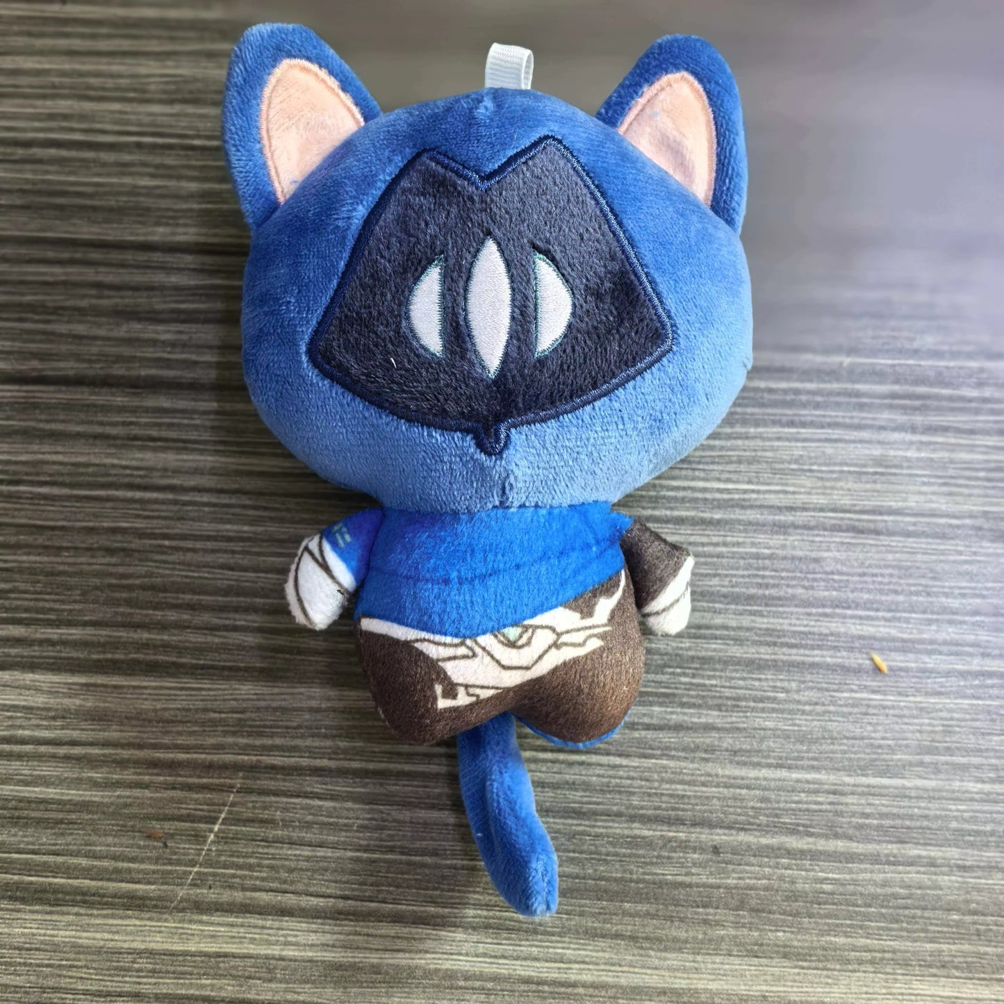 Omen stuffed toy 10cm size comparison with hand