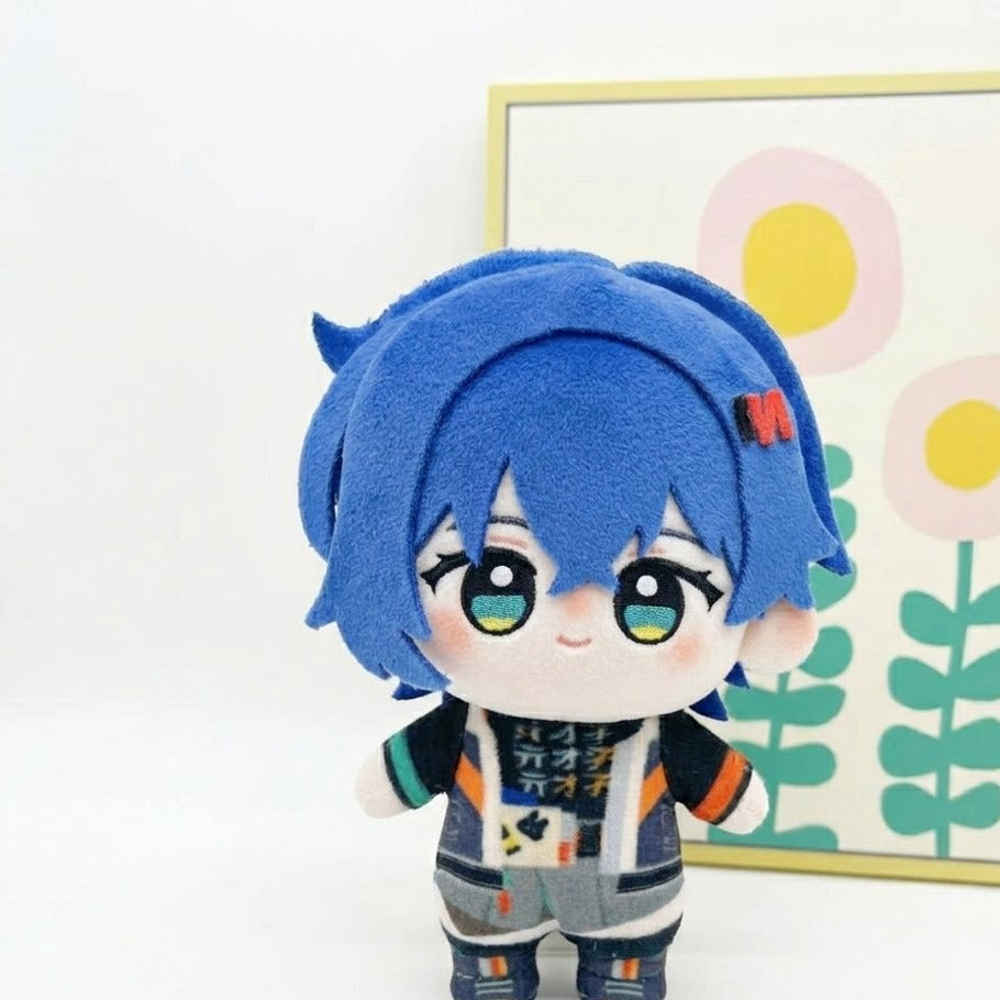 Phaethon plush keychain charm display on desk
