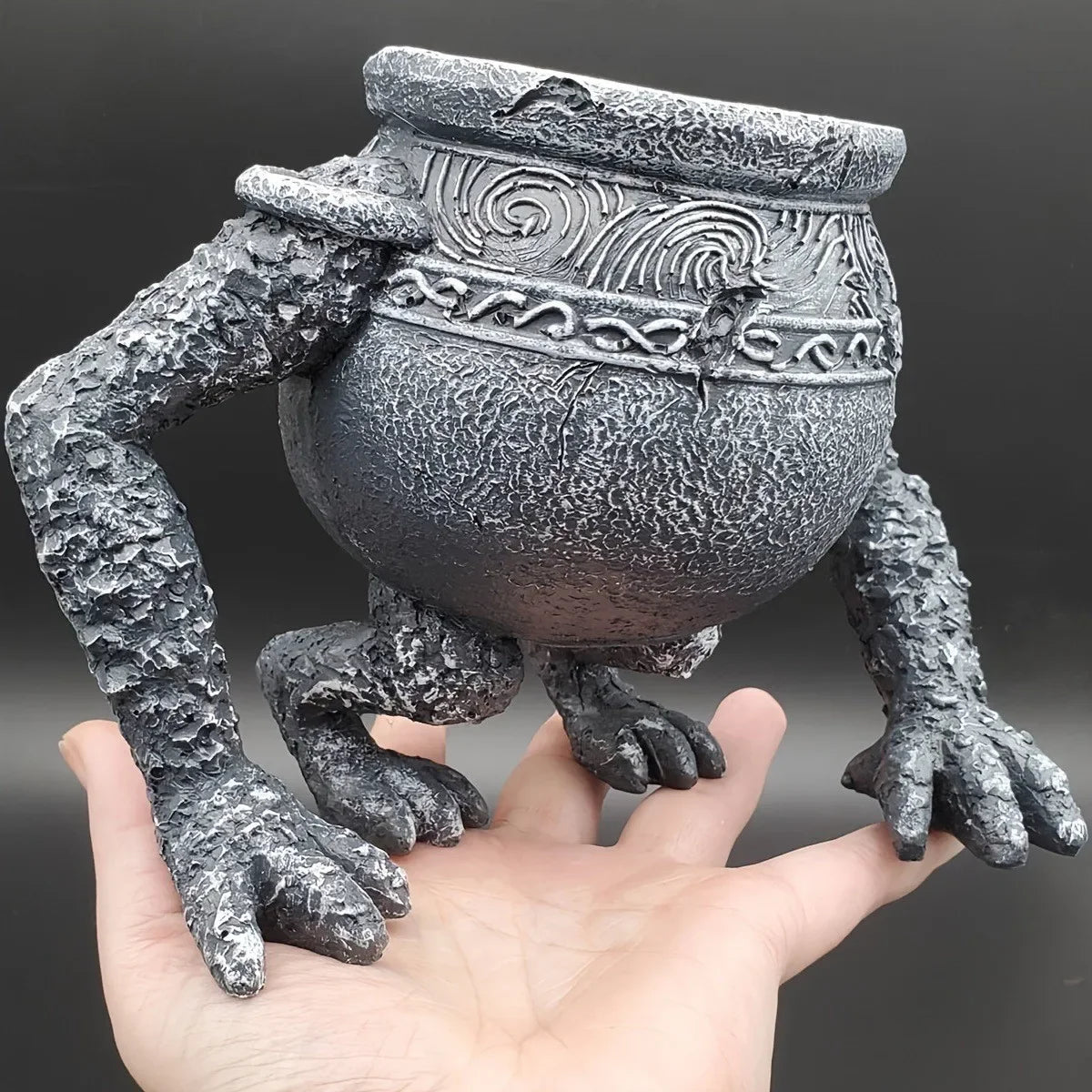 alexander plant pot Elden Ring Iron Fist Alexander Warrior Figure Planter | 7.68" Resin Statue