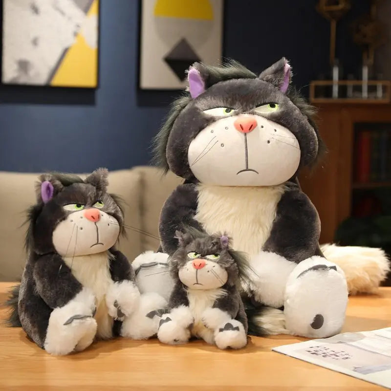 Soft and cuddly cat side eye plushie - made with high-quality materials.