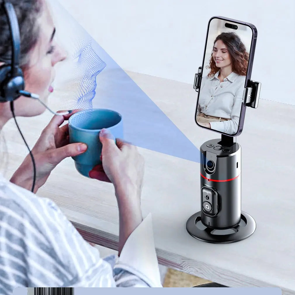 Auto following phone holder for TikTok and Instagram Reels