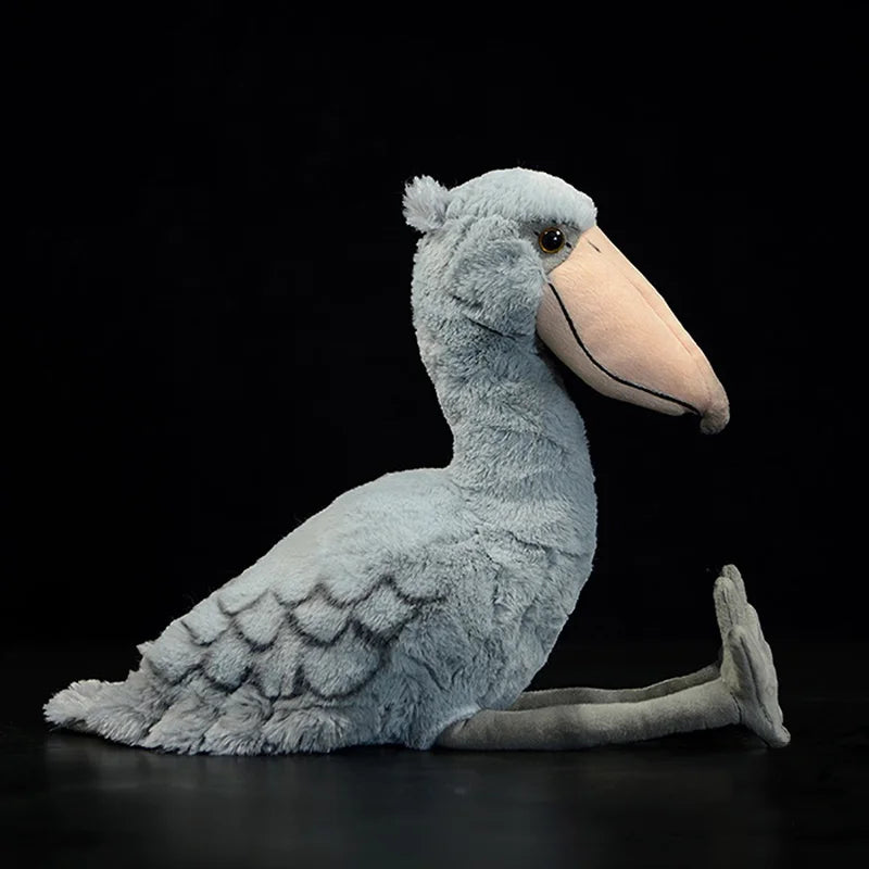 Shoebill Plush Toy | Realistic Shoebill Stork Stuffed Animal | Handmade Quirky Prehistoric Bird Plush 45cm