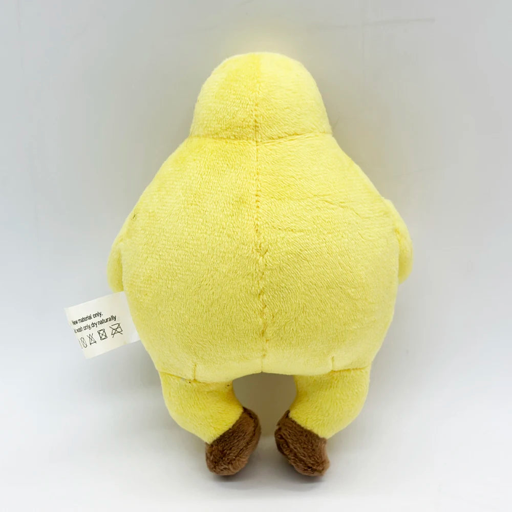Soft nailong plush yellow dinosaur stuffed animal kawaii