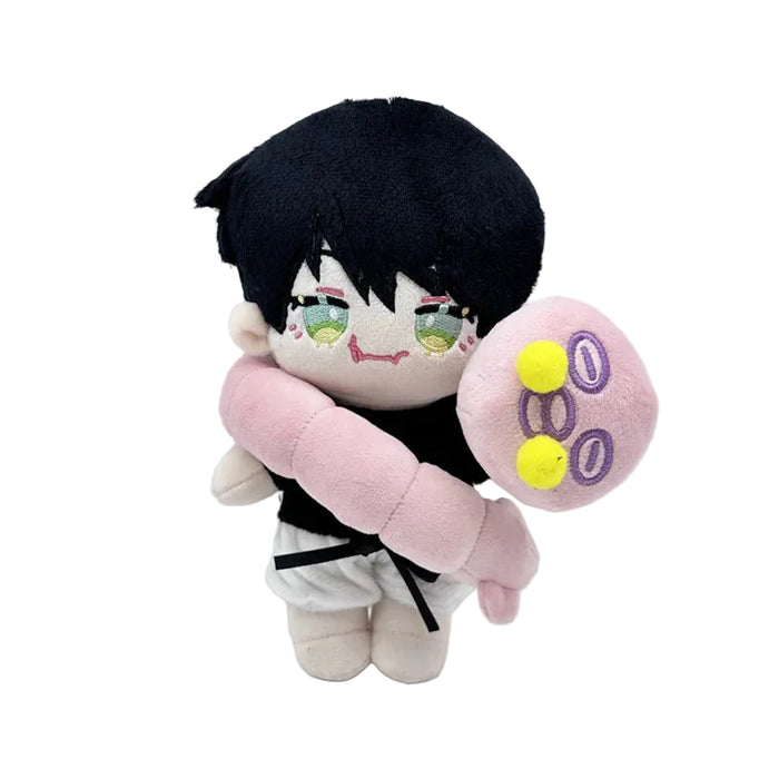 Toji with plush cursed worm fan art stuffed toy 22cm purple