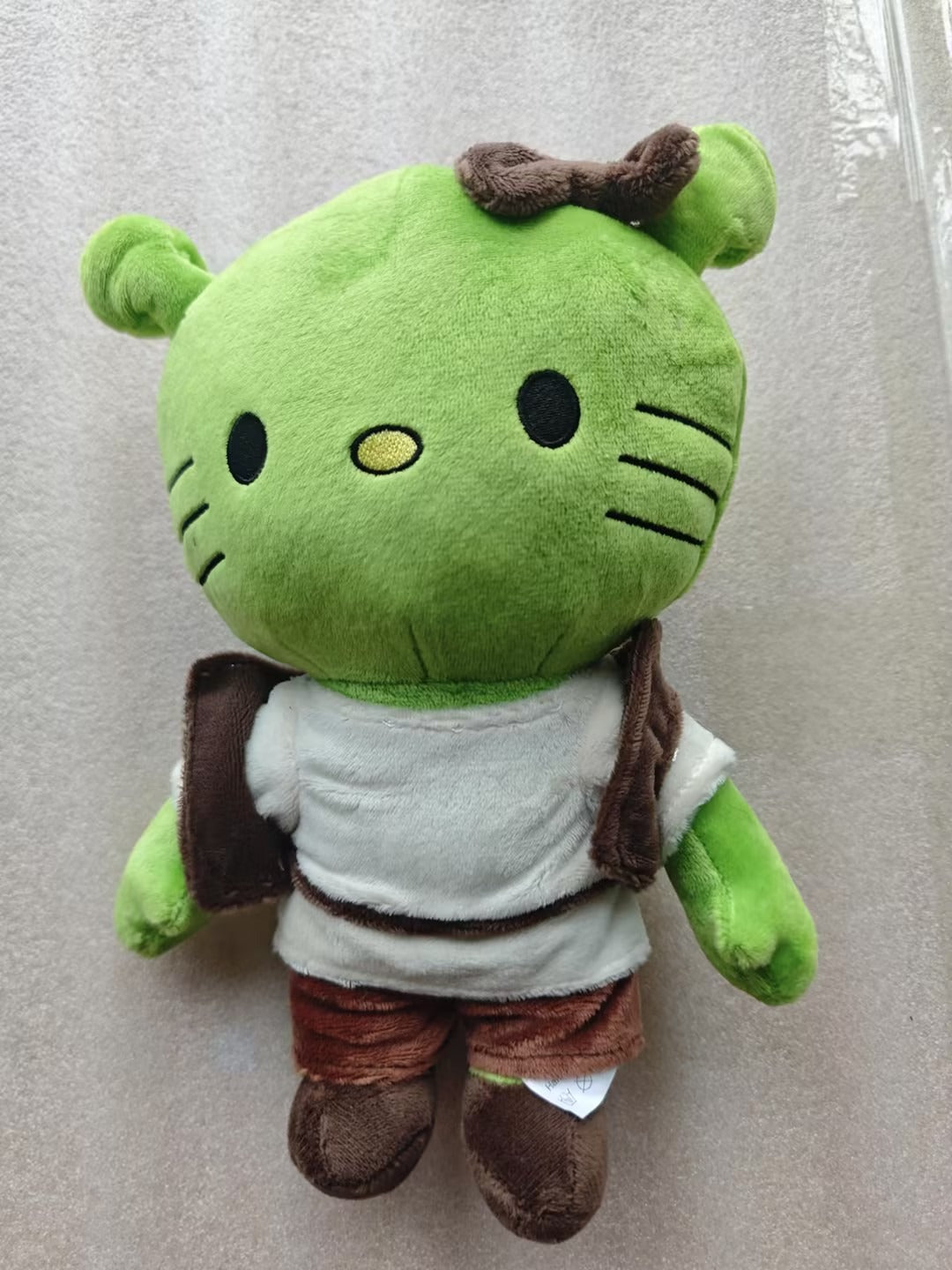 green shrek plushie