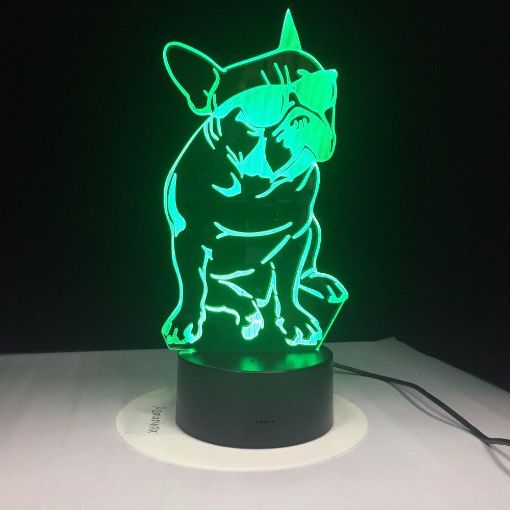 French Bulldog Lamp Gift for Dog Lovers - aprasi