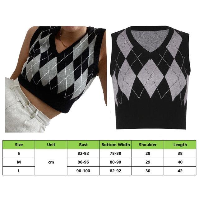 Vintage Argyle Sweater - aprasi