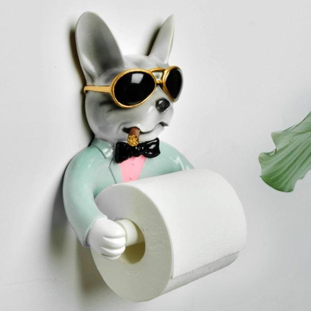 Bulldog toilet paper holder - aprasi