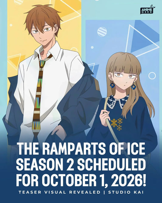 Season 2 of The Ramparts of Ice drops October 1, 2026. Here's how Koyuki, Minato, Miki, and Yota's dynamics shift based on the completed manga source material.