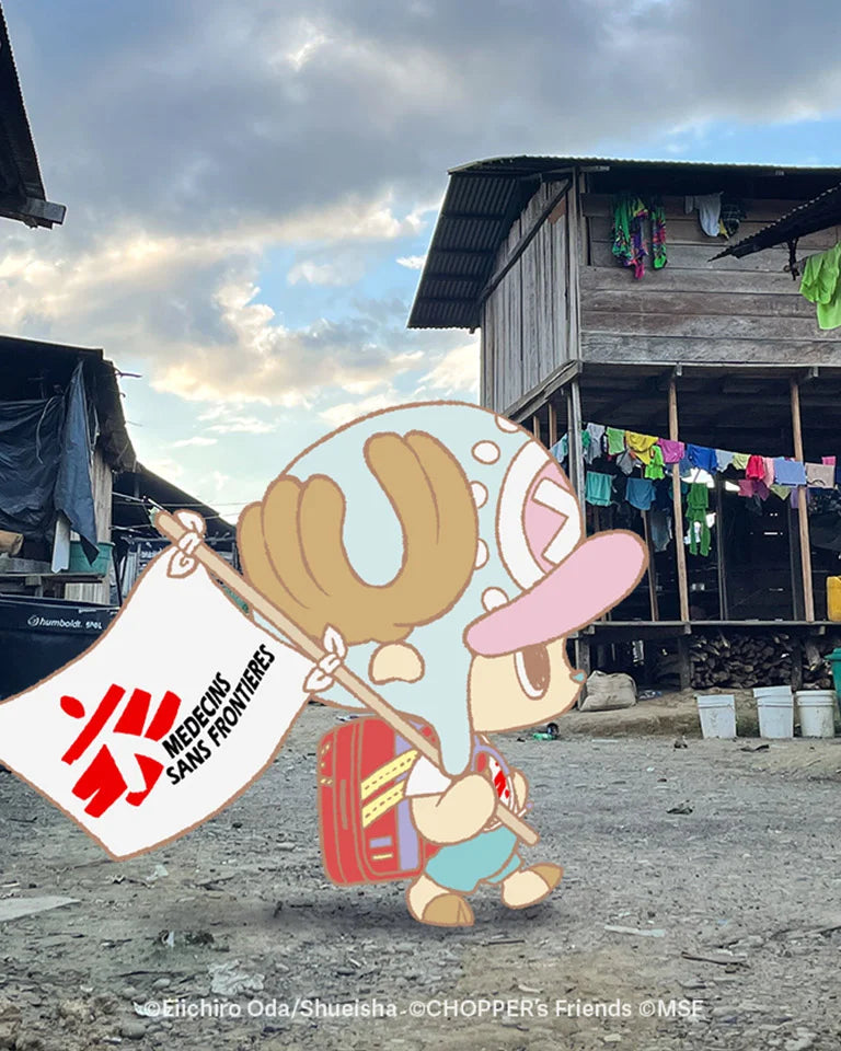 Tony Tony Chopper One Piece MSF Doctors Without Borders official supporter Eiichiro Oda illustration 2026