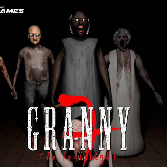 Dark abandoned house interior representing Granny DVloper mobile horror game atmosphere