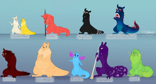 Rain World secret slugcat Enot Inv character with inverted Survivor colors in Downpour DLC