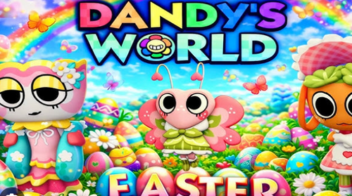 Dandy's World Easter 2026 update key art — Spring Fever Floor Event and new Easter floors