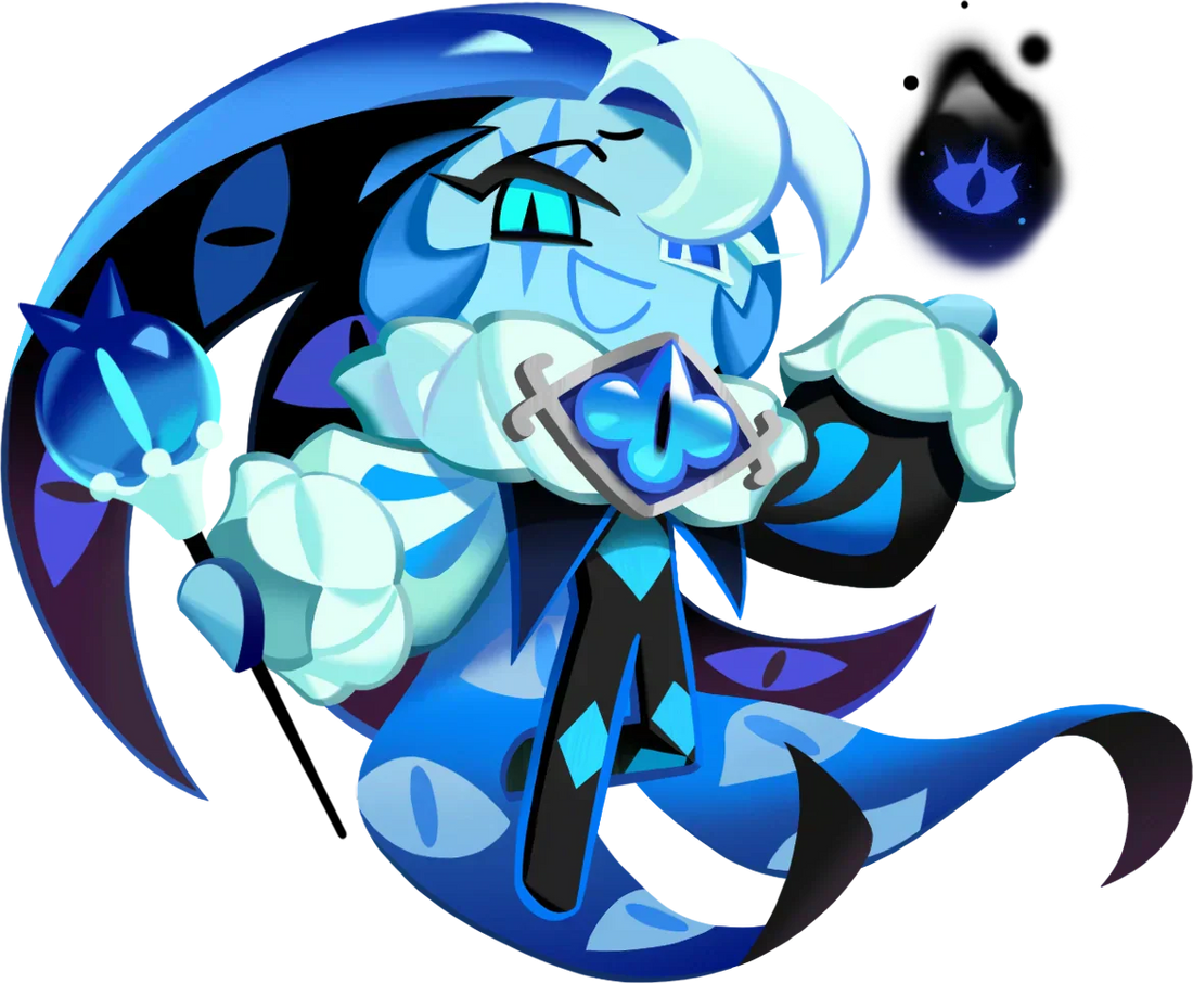 Shadow Milk Cookie Soul Jam Deceit Theory — dark glowing gemstone representing the Light of Deceit in Cookie Run Kingdom