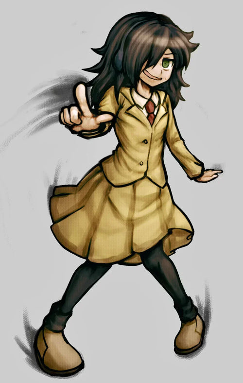  Viral fanart concept of Tomoko Kuroki reimagined as a Danganronpa Ultimate student character