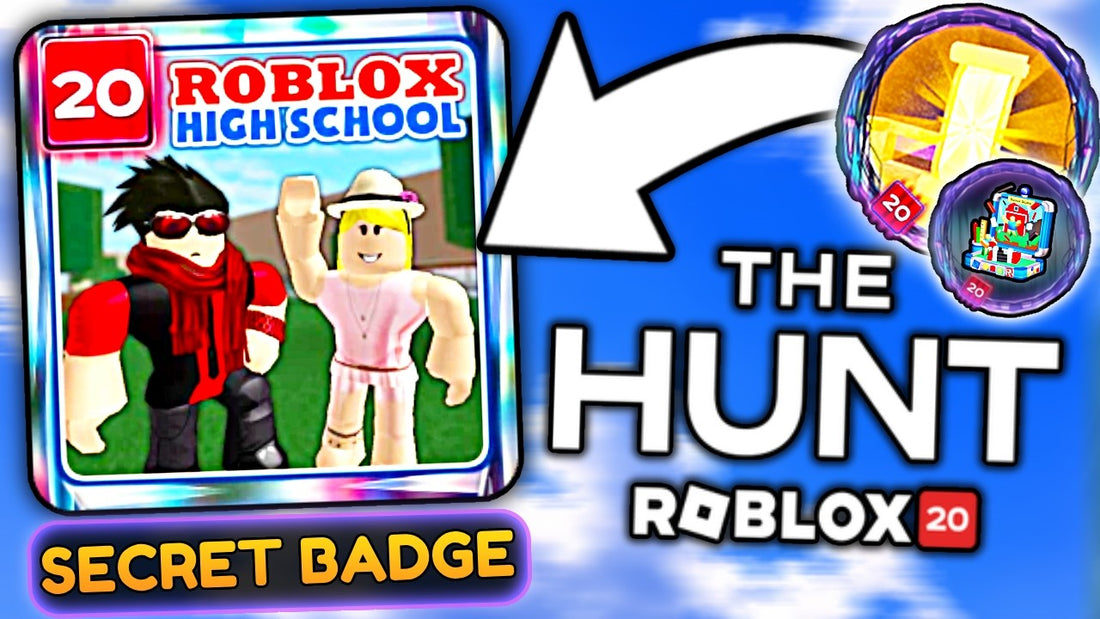 How To Get ROBLOX HIGH SCHOOL SECRET BADGE in The Hunt: Roblox 20 EVENT!