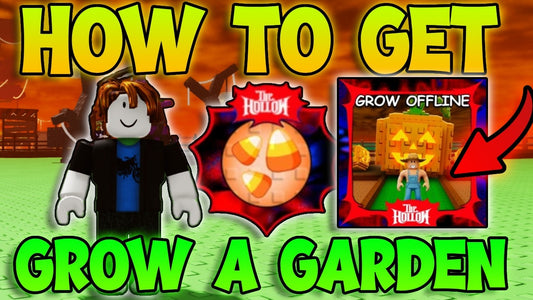 Learn how to get the Grow a Garden Hollow event badge: switch to the Ghoul Garden, earn 500 Candy Corn for Sweet Fortune, then redeem tickets in the hub.