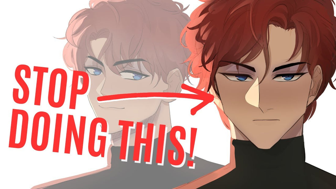 Master how to draw anime noses from front and side profiles. Learn the secrets behind cute chibi dots, classic Shonen shadows, and realistic Seinen noses.
