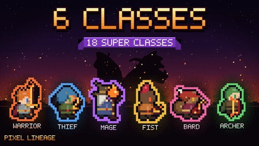 Learn how to get Super Classes and Ultra Classes in Pixel Lineage: shrine cards, Sigils, Tomes, drop Acts and all 18 evolutions. Read before you pick.