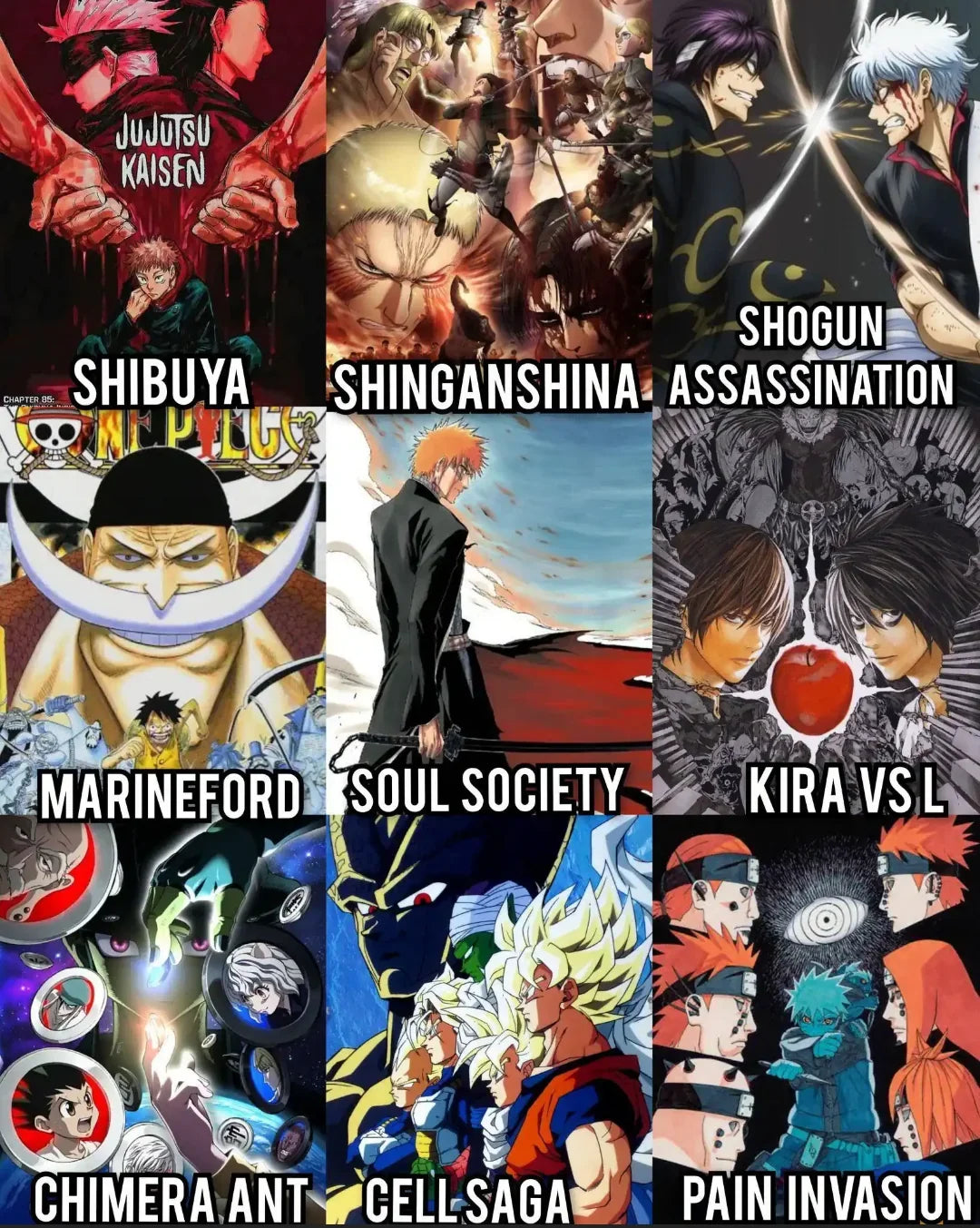 From filler disasters to all-time masterpieces, we rank shonen anime story arcs from worst to best. Pain, Chimera Ant, Shibuya — who tops the list?