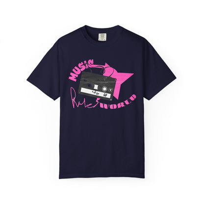Music Nostalgia Graphic T-Shirt | Vintage Cassette Apparel | Retro Music Tee