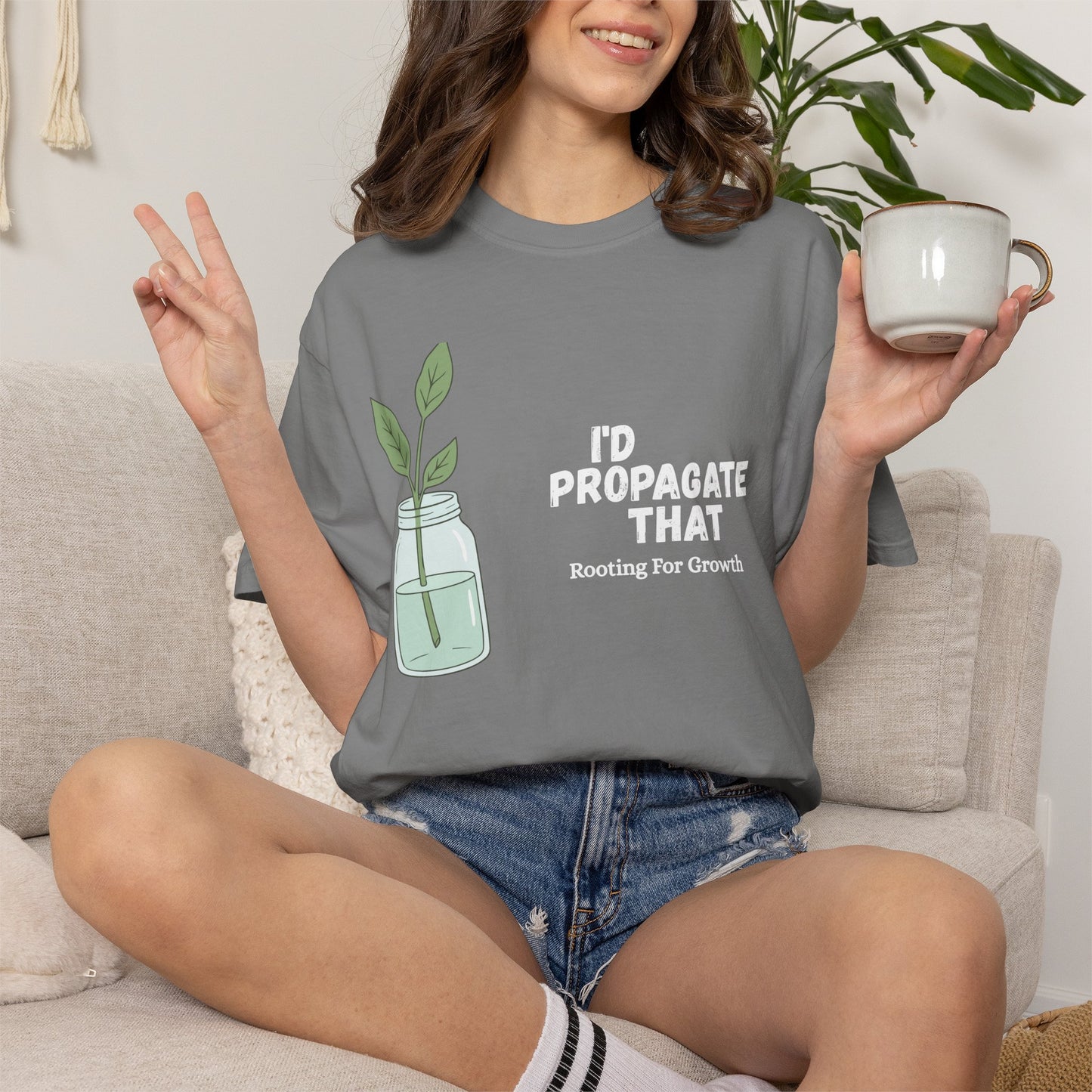 Plant Propagation T-Shirt | Plant Cutting Graphic Tee for Plant Parents & Propagators