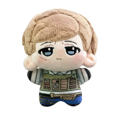 10cm Commander Phillip Graves plush front view displayed on a pure white background