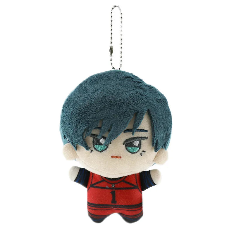 10cm Mini Plush Blue Lock characters with PP cotton filling