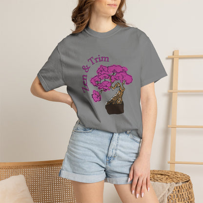 Zen & Trim Bonsai T-Shirt — Relaxed Tree Care Graphic Tee