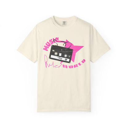 Music Nostalgia Graphic T-Shirt | Vintage Cassette Apparel | Retro Music Tee