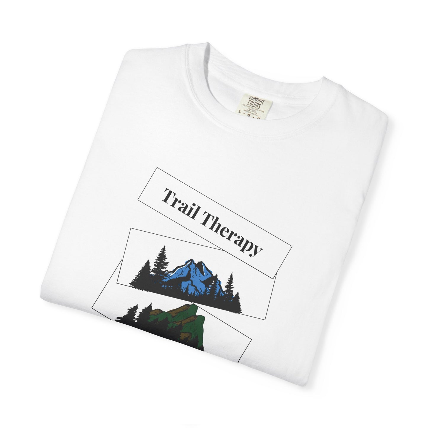 Mountain Landscape Trail T-Shirt | Trail Running Lifestyle | Outdoor Adventure Graphic Tee