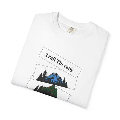Mountain Landscape Trail T-Shirt | Trail Running Lifestyle | Outdoor Adventure Graphic Tee
