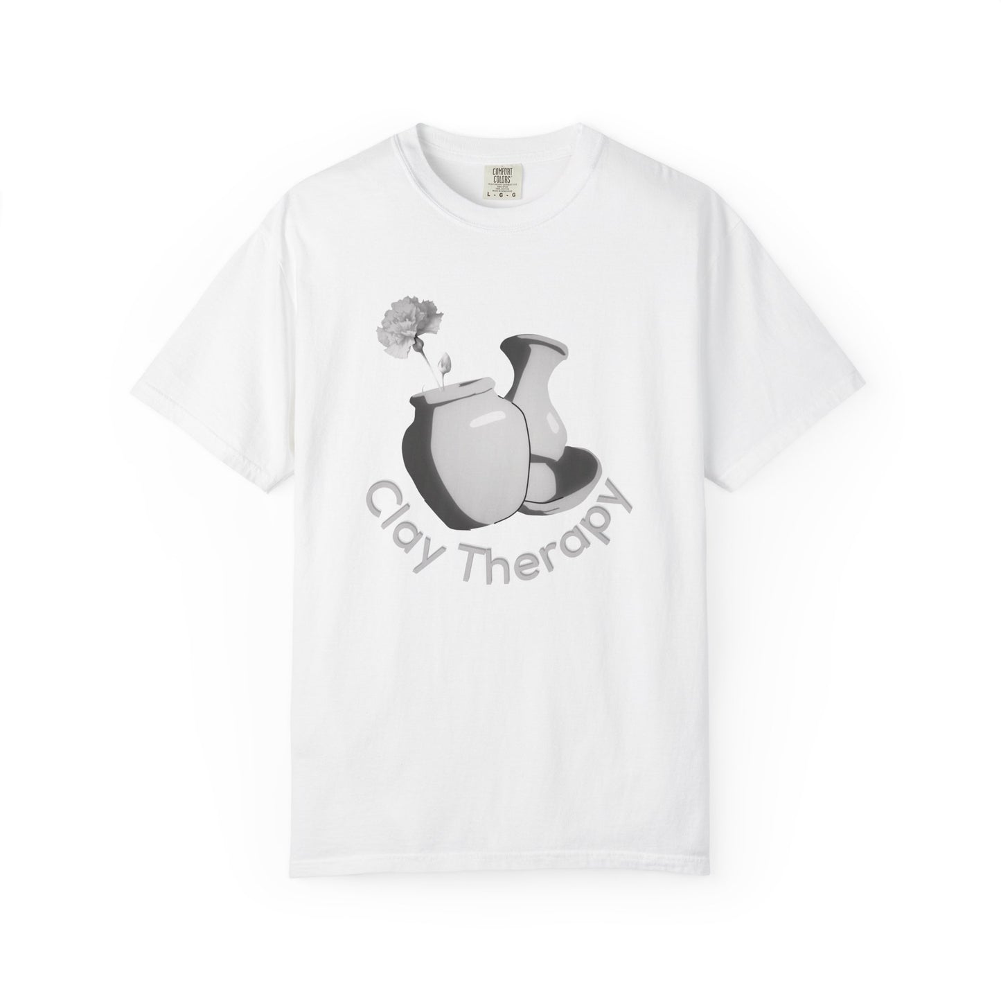 Clay Therapy Unisex Tee — Pottery Lover Shirt | Ceramic Artist Gift | Comfort Colors Garment Dyed Tee