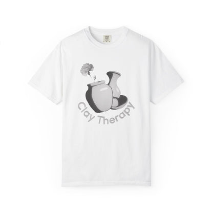 Clay Therapy Unisex Tee — Pottery Lover Shirt | Ceramic Artist Gift | Comfort Colors Garment Dyed Tee