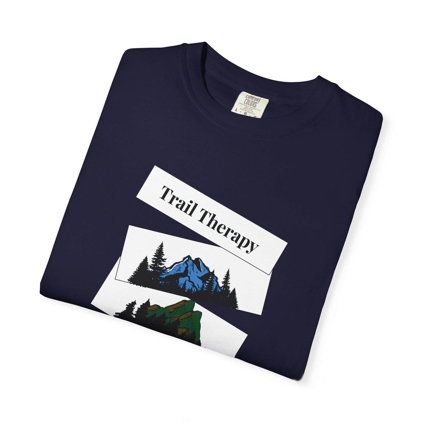 Mountain Landscape Trail T-Shirt | Trail Running Lifestyle | Outdoor Adventure Graphic Tee