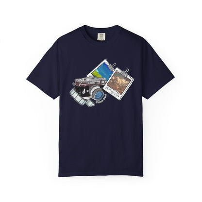 Vintage Camera & Polaroids T-Shirt — Photography Lover Graphic Tee