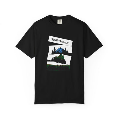 Mountain Landscape Trail T-Shirt | Trail Running Lifestyle | Outdoor Adventure Graphic Tee