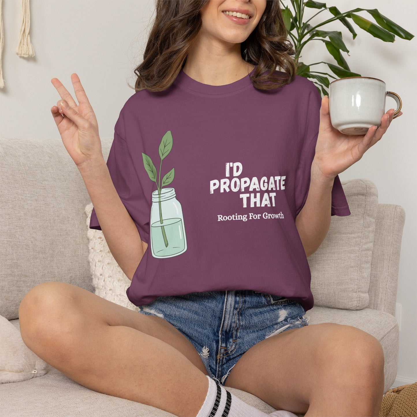 Plant Propagation T-Shirt | Plant Cutting Graphic Tee for Plant Parents & Propagators