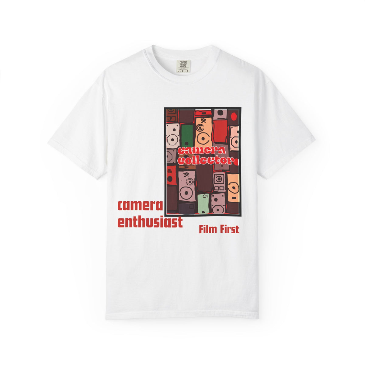 Camera Enthusiast Graphic T-Shirt | Film Photography Apparel | Collector Tee