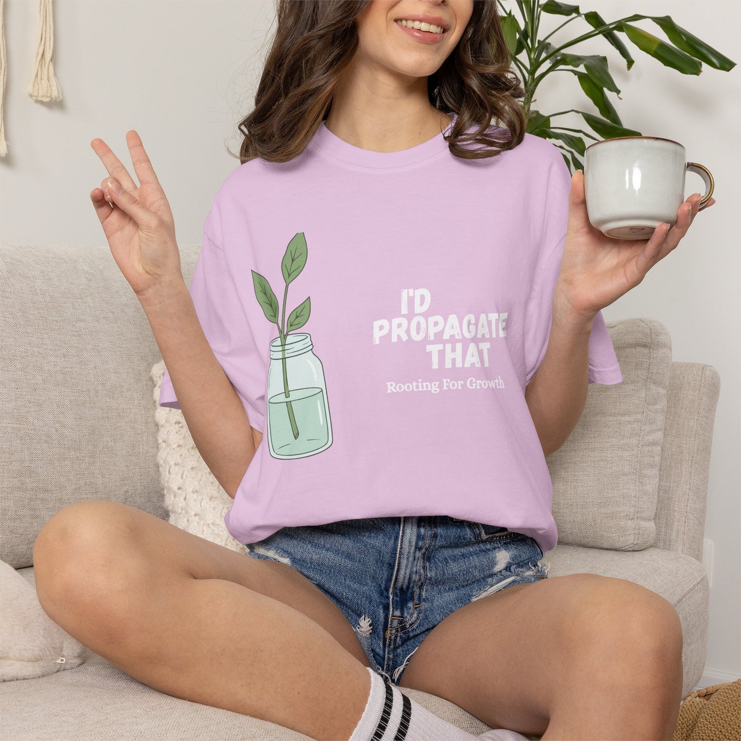 Plant Propagation T-Shirt | Plant Cutting Graphic Tee for Plant Parents & Propagators
