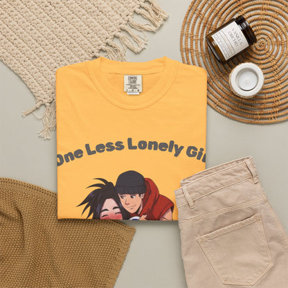 One Less Lonely Girl T-Shirt | Justin Bieber Billie Eilish Coachella 2026 Graphic Tee